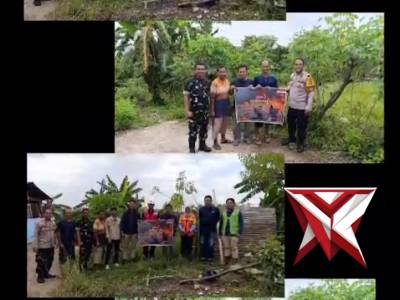 Sinergi Bhabinkamtibmas Lawang Kidul: Edukasi Karhutla dan Kamtibmas di Desa Keban Agung  Dalam rang