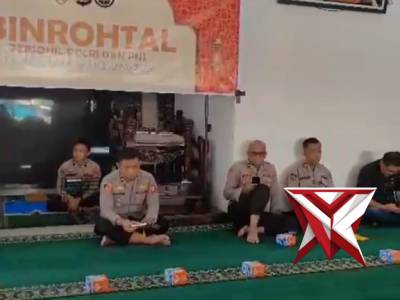 PJU, ANGGOTA DAN ASN POLRES OGAN KOMERING ILIR MELAKSANAKAN BINROHTAL