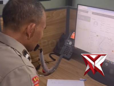 Respon cepat ditunjukkan personel piket gabungan Pamapta Polres Karangasem. - PoliceTube