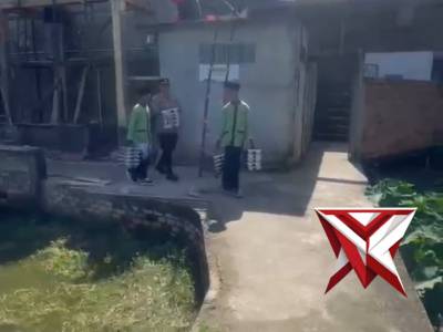 Pembagian MBG di Ponpes Ibnu Fallaah