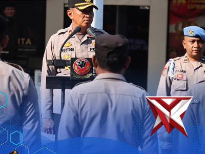 Apel pagi Polres Subang