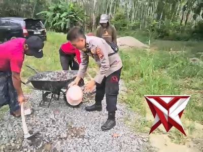 POLRES OKI HADIR AMAN BAE
