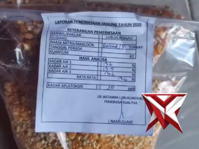 Dukung Ketahanan Pangan, Bhabinkamtibmas Polsek STL ulu Dampingi Petani Jagung ke Bulog????? - PoliceTube