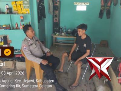 BHABINKAMTIBMAS POLSEK JEJAWI MELAKSANAKAN GIAT SAMBANG DAN SILATURAHMI