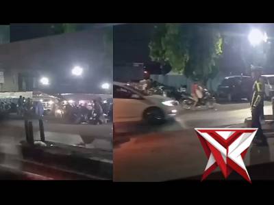 Pam Turlalin di pasar subuh Kota prabumulih - PoliceTube