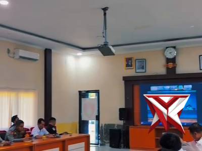 Kapolres Musi Rawas Ikuti Zoom meeting Anev Sitkamtibmas  Dipimpin Kapolri