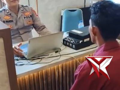 Pelayanan SPKT Polsek babatoman.