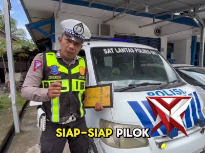 HATI HATI BERKENDARA POLRES OKI HADIR