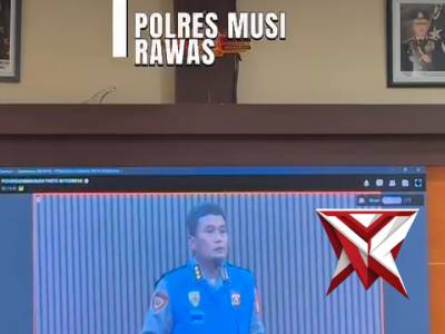 Kapolda Sumsel IJP Sandi Nugroho: Polres Musi Rawas Ikuti Zoom Pakta Integritas Polri 2026 - PoliceTube