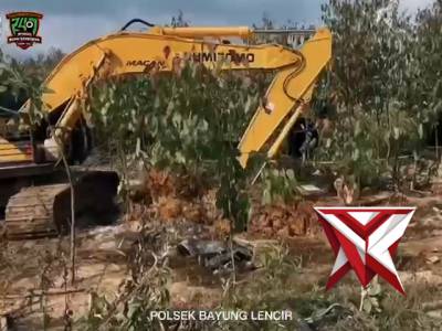 Penertiban illegal drilling Polsek bayung lencir????