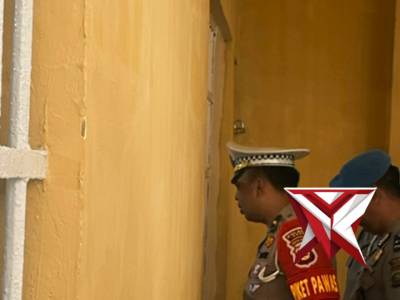 Pengecekan Ruang Tahanan Polres Lahat Oleh Sat Tahti Polres Lahat