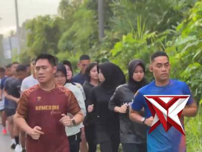 Lari bersama Kapolres OKU Selatan 2