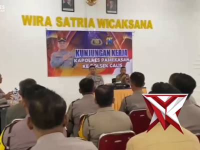 Kunjungan kerja Kapolres Pamekasan ke Polsek Pademawu dan Polsek galis