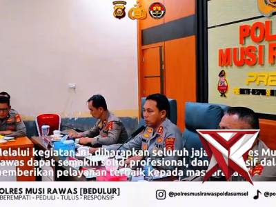 Gelar Opsnal Polres Mura dalam rangka mendukung kebijakan Kapolda sumsel  IJP DR. Sandi Nug