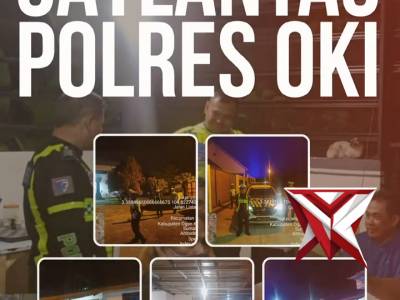 PATROLI MALAM ANGGOTA SAT LANTAS POLRES OKI