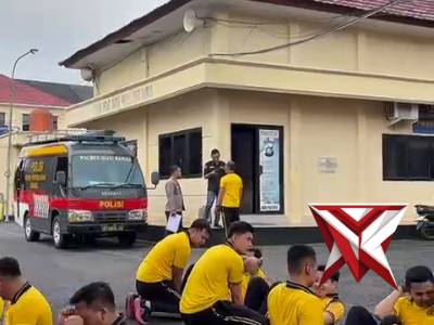 ???? Personel Polres Musi Rawas Ikuti Tes Kesamaptaan Jasmani Berkala - PoliceTube