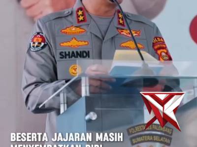 Kapolda Sumsel Irjen Pol. Dr. Sandi Nugroho, S.I.K., S.H., M.Hum.