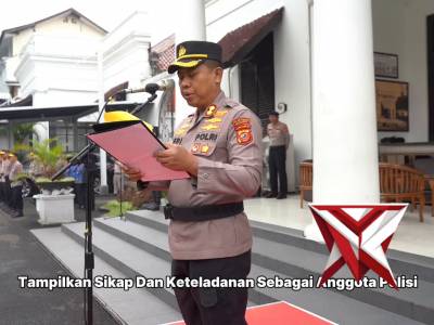 Polrestabes Bandung Gelar Upacara Hari Kesadaran Nasional Tahun 2026