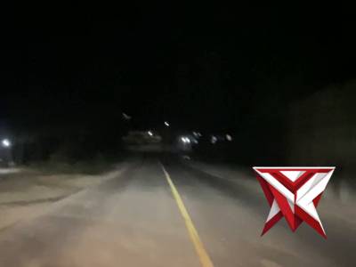 Anggota opsnal satreskrim melaksanakan patroli hunting diseputaran jalan lintas prabumulih-palembang