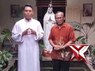 UCAPAN TERIMAKASIH ROMO (pendeta) Andreas kepada Polres Musi Rawas - PoliceTube