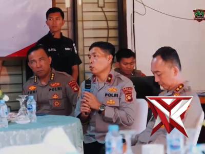 Paparan PJU Polda Sumsel tentang tupoksi pada saat Coffe morning.