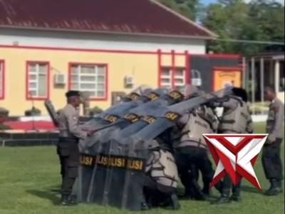 Giat pelatihan dalmas sat samapta polres MBD