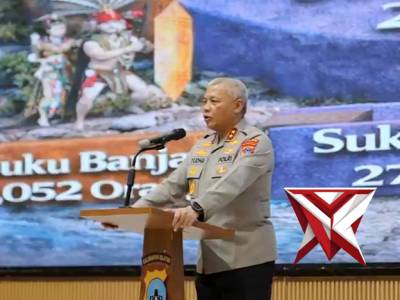 Kapolda Kalsel pimpin Zoom Jam pimpinan kepada personil Polda Kalselndan jajaran