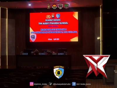AKISI GIAT ANGGOTA POLRES MUBA MENYAMBUT TIM AUDIT ITWASDA POLDA SUMSEL (SM7) ?