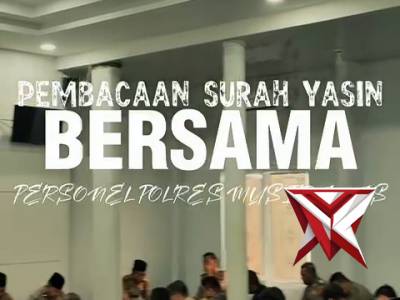 Wujudkan Personel Religius, Polres Musi Rawas Implementasikan Program Kapolda Sumsel IJP Sand - PoliceTube