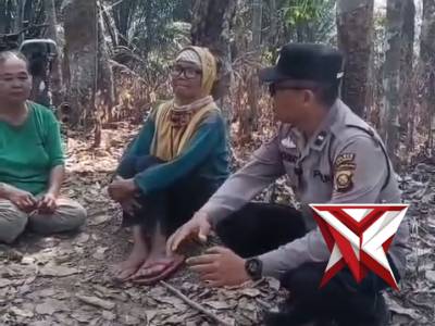 Sambang Warga, Kanit Binmas Ingatkan Jaga Keamanan Lingkungan