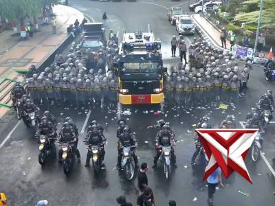 Latihan kesiapan satuan dalam rangka antisipasi gangguan kamtibmas yang berimplikasi konflik sosial