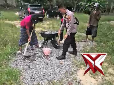 POLRES OKI HADIR AMAN BAE
