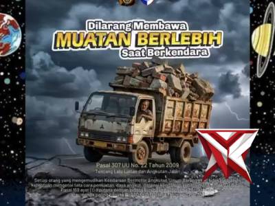 DILARANG MUATAN BERLEBIH
