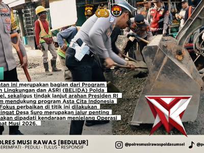 GERAKAN BELIDA ASRI POLRES MUSI RAWAS