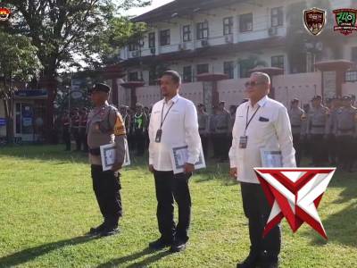 Andres. Apel Penghargaan Personel Polres Muara Enim - PoliceTube