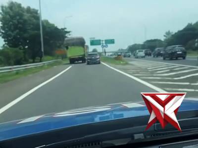 penertiban kendaraan sumbu 3 / lebih di jalur tol cipali guna kelancaran arus balik. - PoliceTube