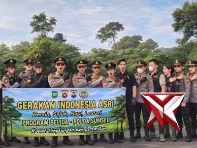Gerakan indonesia Asri Program Belida Polda Sumsel - PoliceTube