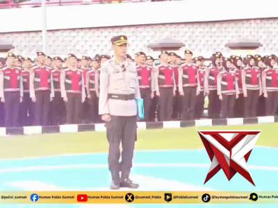 Apel Pagi Personel Polda Sumsel