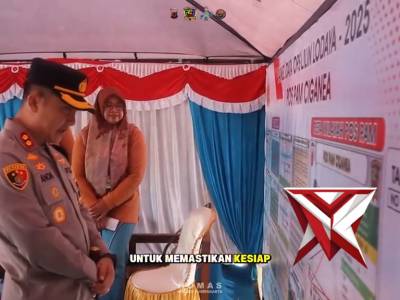 Kapolres Purwakarta Turun langsung mengecek Pospam Wisata di wilayah Purwakarta