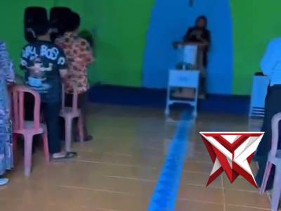 Berikan Rasa Aman, Personel Polsek Muara Lakitan Amankan Ibadah Jumat Agung di GBI Marga Baru