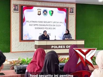 Pelatihan Food Security Sidokkes Polres OKI dan Ahli Gizi
