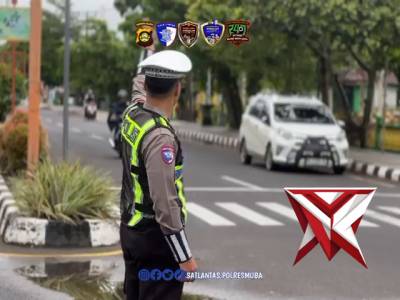 Gatur Lalin Sat Lantas Polres Muba?? - PoliceTube