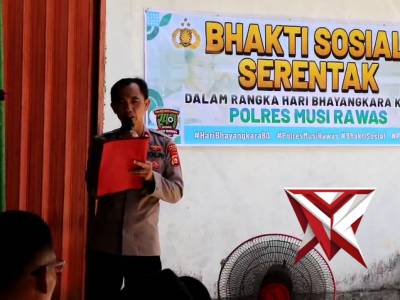 BEDAH RUMAH OLEH POLRES MUSI RAWAS DI KEC.MEGANG SAKTI - PoliceTube