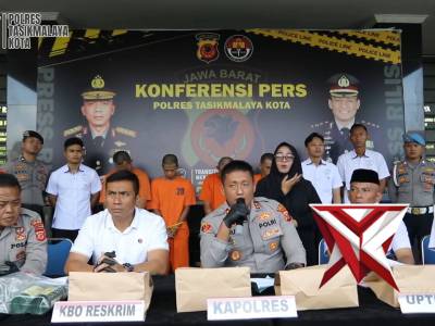 POLRES TASIKMALAYA KOTA AMANKAN TIGA KASUS PERSETUBUHAN TERHADAP ANAK DI BAWAH UMUR - PoliceTube