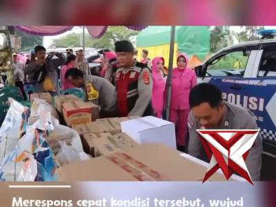 Wujud kepedulian nyata ditunjukkan melalui sinergi antara Polres Ogan Ilir, Bhayangkari, dan Baznas - PoliceTube