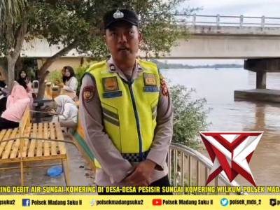 Giat Monitoring Debit Air Sungai Komering - PoliceTube
