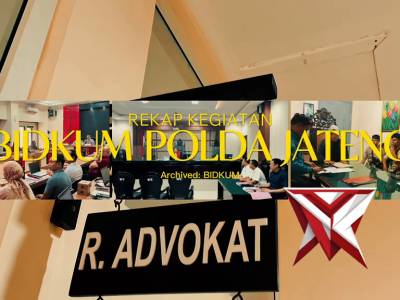 Rekap Kegiatan Bidkum Polda Jateng