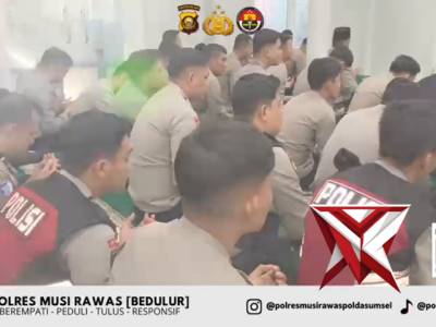 Dukung Visi Kapolda Sumsel, Polres Musi Rawas Asah Mentalitas Personel Melalui Binrohtal