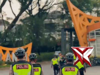 Ditsamapta Polda Jateng Melaksanakan Patroli Sepeda