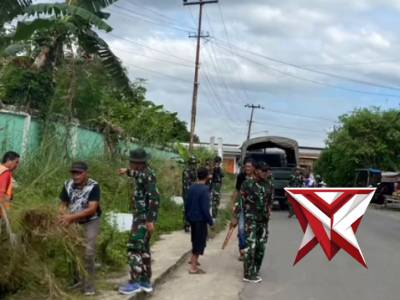 aksi nyata polsek lawang kidul ciptakan lingkungan bersih dan sehat